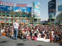 View of the Riders Watching the Show
