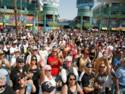 View of the Riders Watching the Show