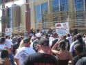 Riders Watch the Show at Westgate