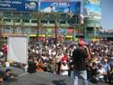 Riders Watch the Show at Westgate