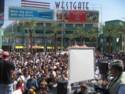 Riders Watch the Show at Westgate