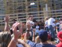 Riders Watch the Show at Westgate