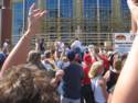 Riders Watch the Show at Westgate
