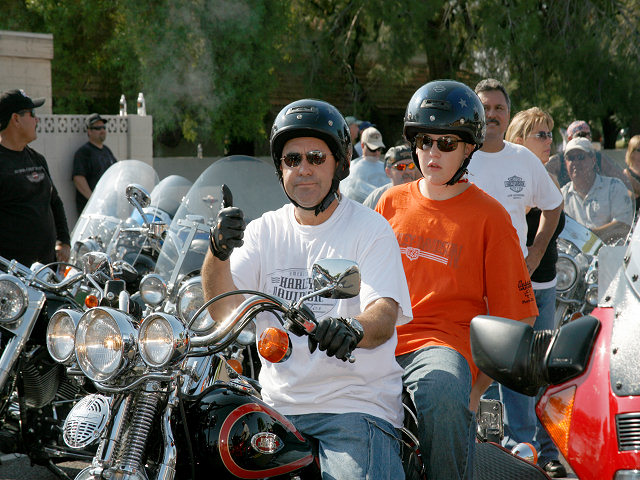 Riders Leaving For Westgate