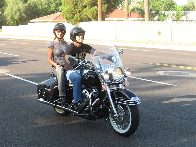 Riders Leaving