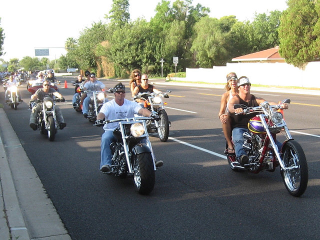 Riders Leaving For Westgate