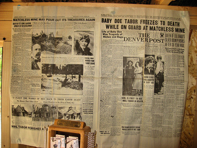 Baby Doe's Cabin At Matchless Mine