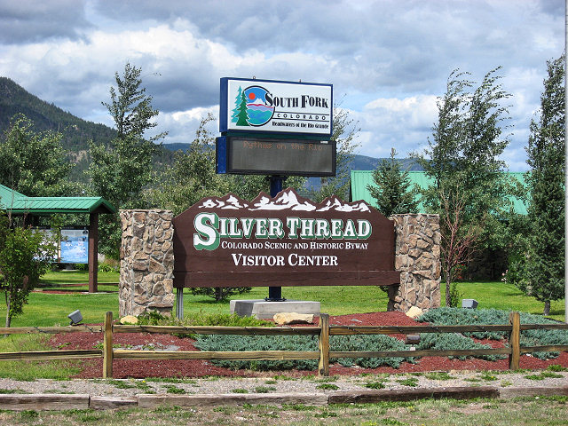 Beginning of the Silver Thread Scenic Byway