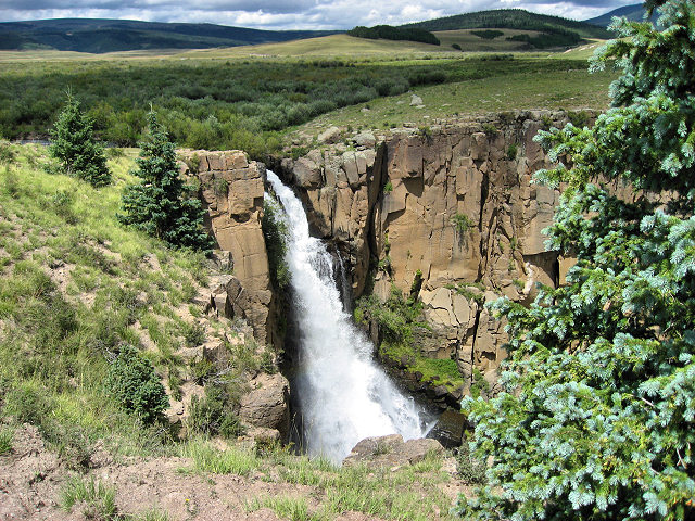 North Clear Creek Falls, CO.