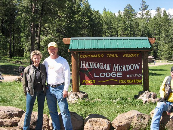 Barry and Tammy at Hannagan Meadows