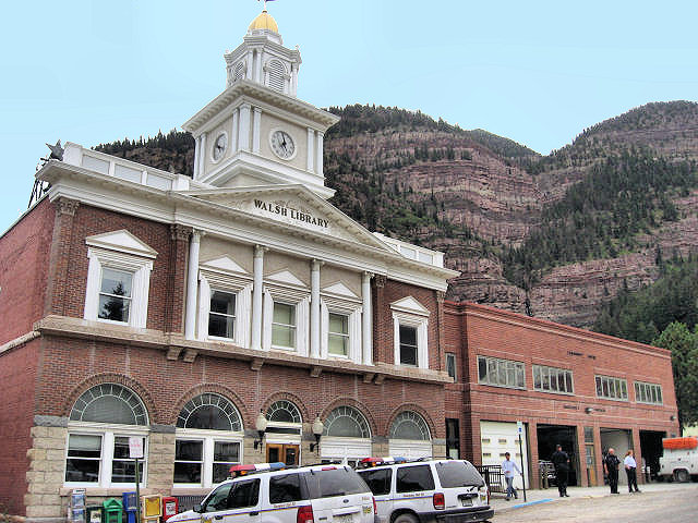 Historic Buildings on Main St. Ouray, CO