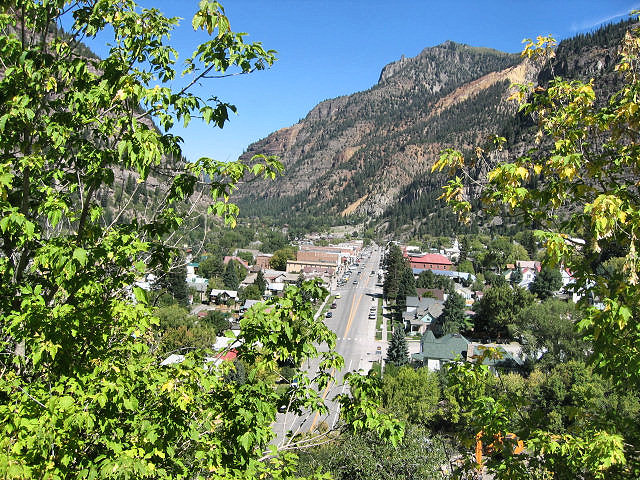 View of Ouray, Colorado