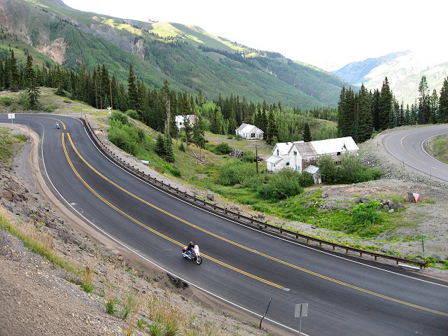 Million Dollar Highway Silverton to Ouray, CO.