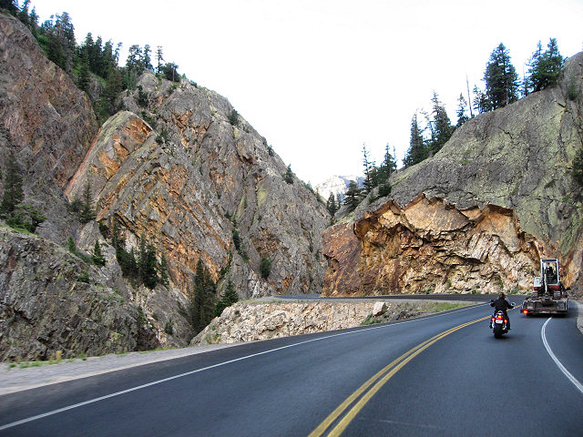 Million Dollar Highway Silverton to Ouray, CO.