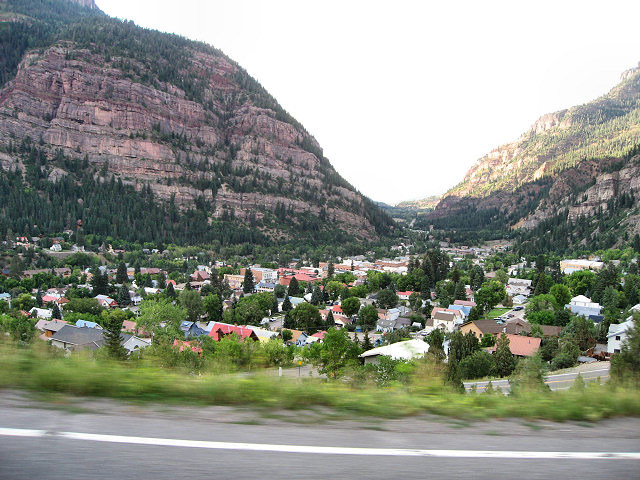 Million Dollar Highway Silverton to Ouray, CO.