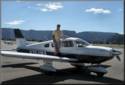 Barry on The Piper Archer III use for flight. 