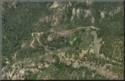 The last switchbacks going up the hill on 89A near Flagstaff