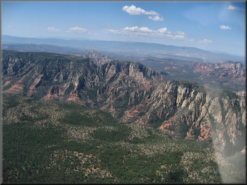 Looking South Oak Creek Canyon 89A.