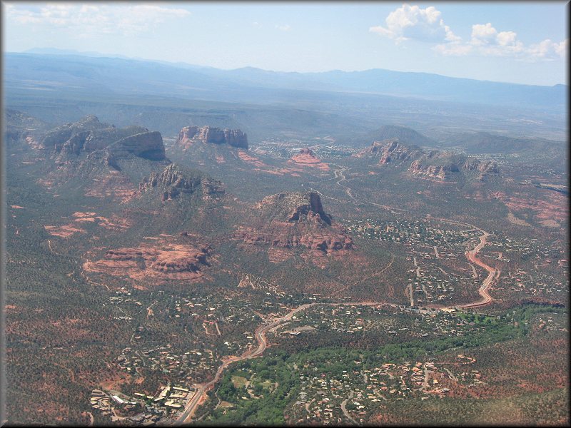 City of Sedona. Looking Southeast.
