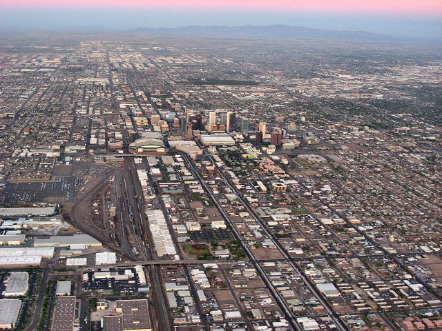 Downtown Phoenix Looking West