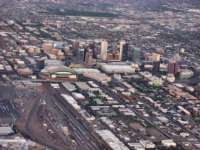 Downtown Phoenix Looking West