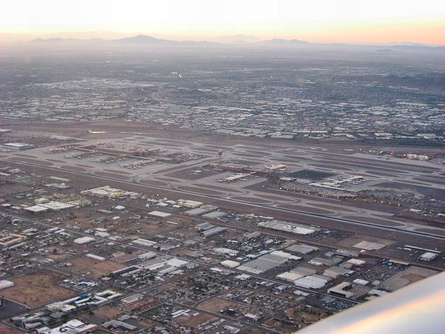 Sky Harbor Airport Looking South