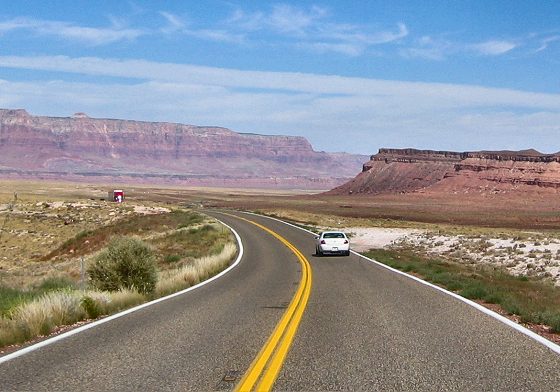 Hwy. 89A Through The Vermillion Cliffs