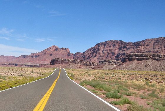 Hwy. 89A Through The Vermillion Cliffs