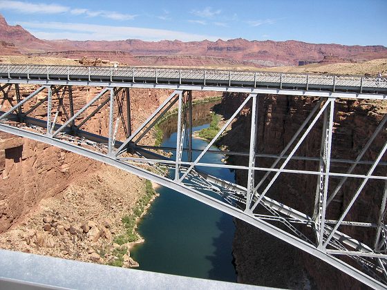 Bridge Across Canyon At Vermillion Cliffs