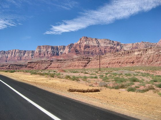 Hwy. 89A Through The Vermillion Cliffs