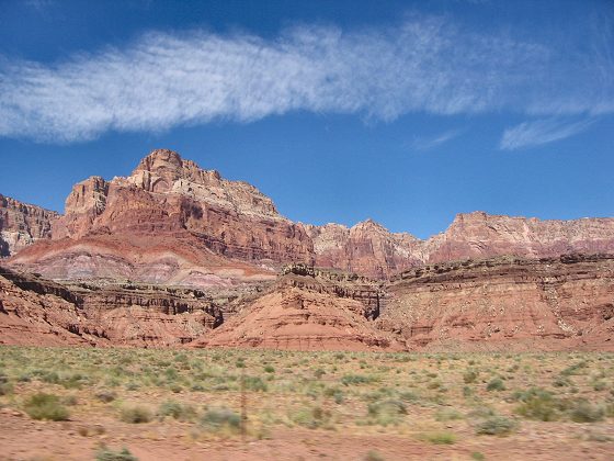 Hwy. 89A Through The Vermillion Cliffs