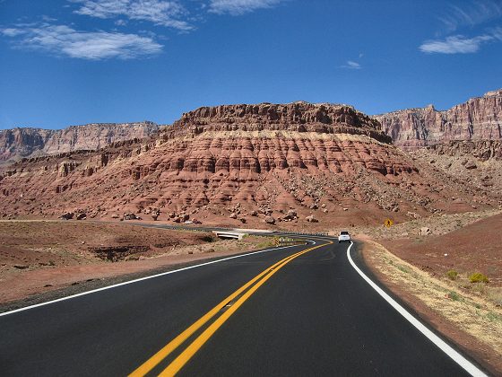 Hwy. 89A Through The Vermillion Cliffs