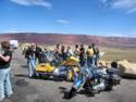 Riders From Belgium On Vermillion Cliffs Highway Overlook