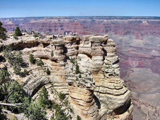 View From Mather Point South Rim