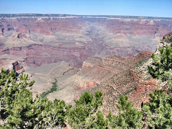 View From El Tovar Lodge South Rim