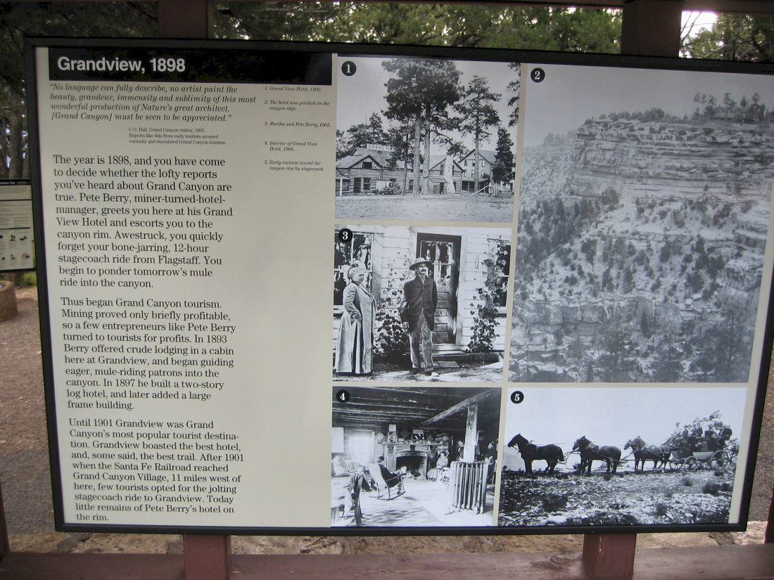 The History of Grandview Point South Rim