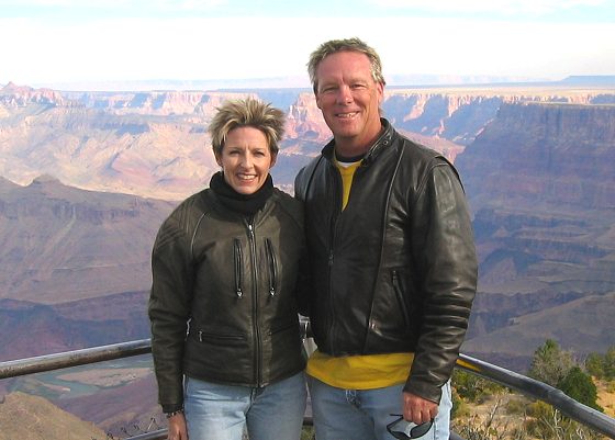 Barry and Tammy at Desert View Lookout