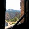 View of Canyon From Inside Watchtower