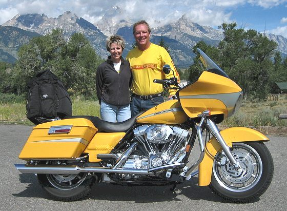 Grand Tetons with Mrs. C. and Barry
