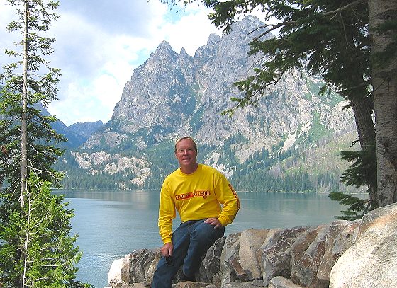 Barry in Front of Jenny Lake