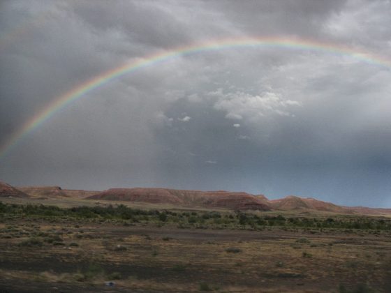 Rainbow on Hwy. 89 South of Page