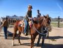 Mrs. C. on Horse Ride