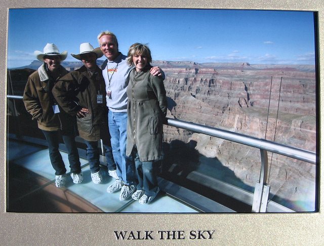 Jennifer, Chad, Barry, Tammy on Skywalk