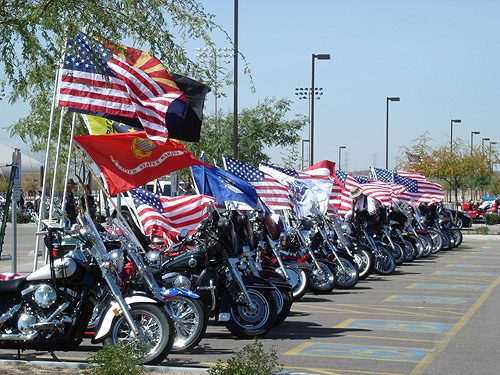 Flags On Bikes