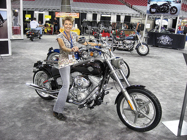 Mrs. C. on HD Rocker