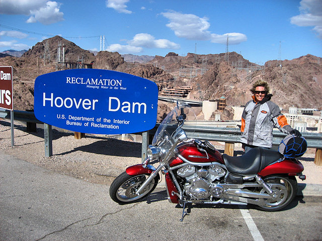 Mrs. C. at Hoover Dam