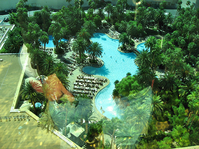 View of Mirage Pool From our Window