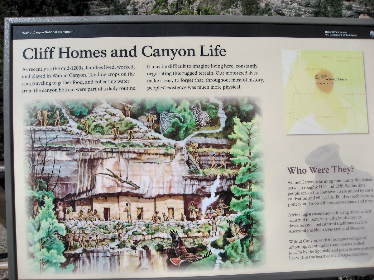 Walnut Canyon Cliff Home Information