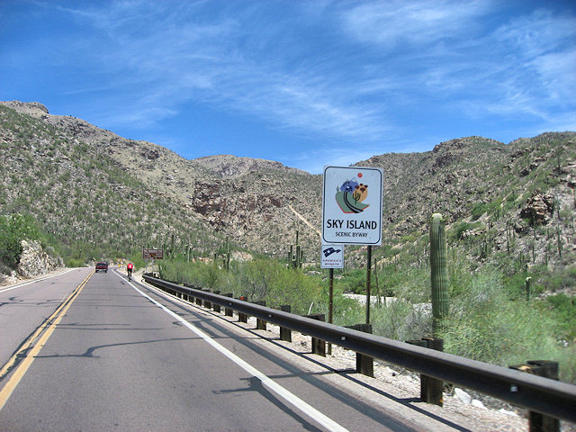 Sky Island Scenic Byway on Catalina Hwy. to Mt. Lemmon