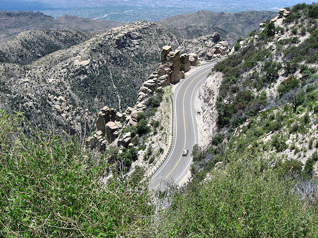 Sky Island Scenic Byway on Catalina Hwy. to Mt. Lemmon